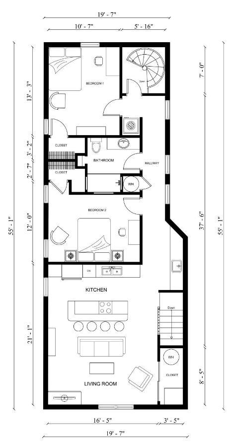 The Bentley Condotel, Heart Of Walkers Point With Garage, Yard Apartment Milwaukee