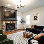 1Mile To Dt Rooftop Deck Home Gym Fireplace
