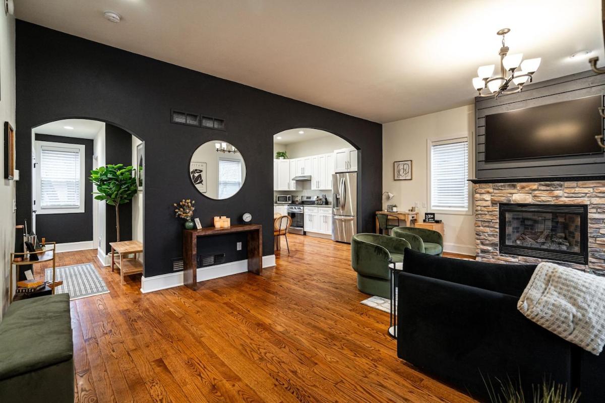 1mile To Dt Rooftop Deck Gym Fireplace *